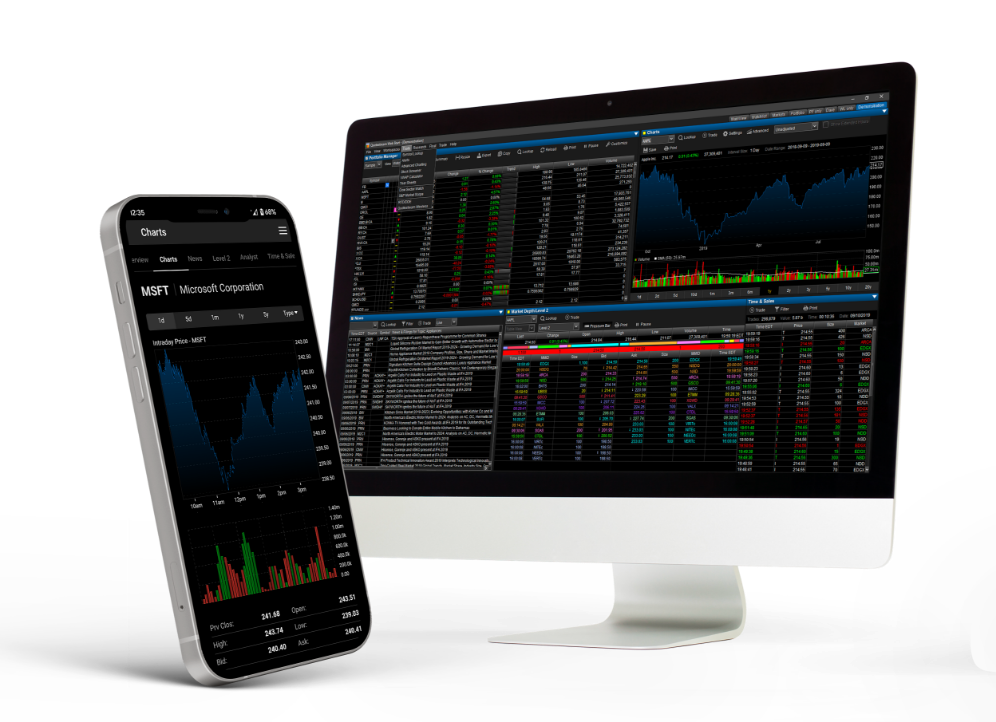 Trading automation illustration